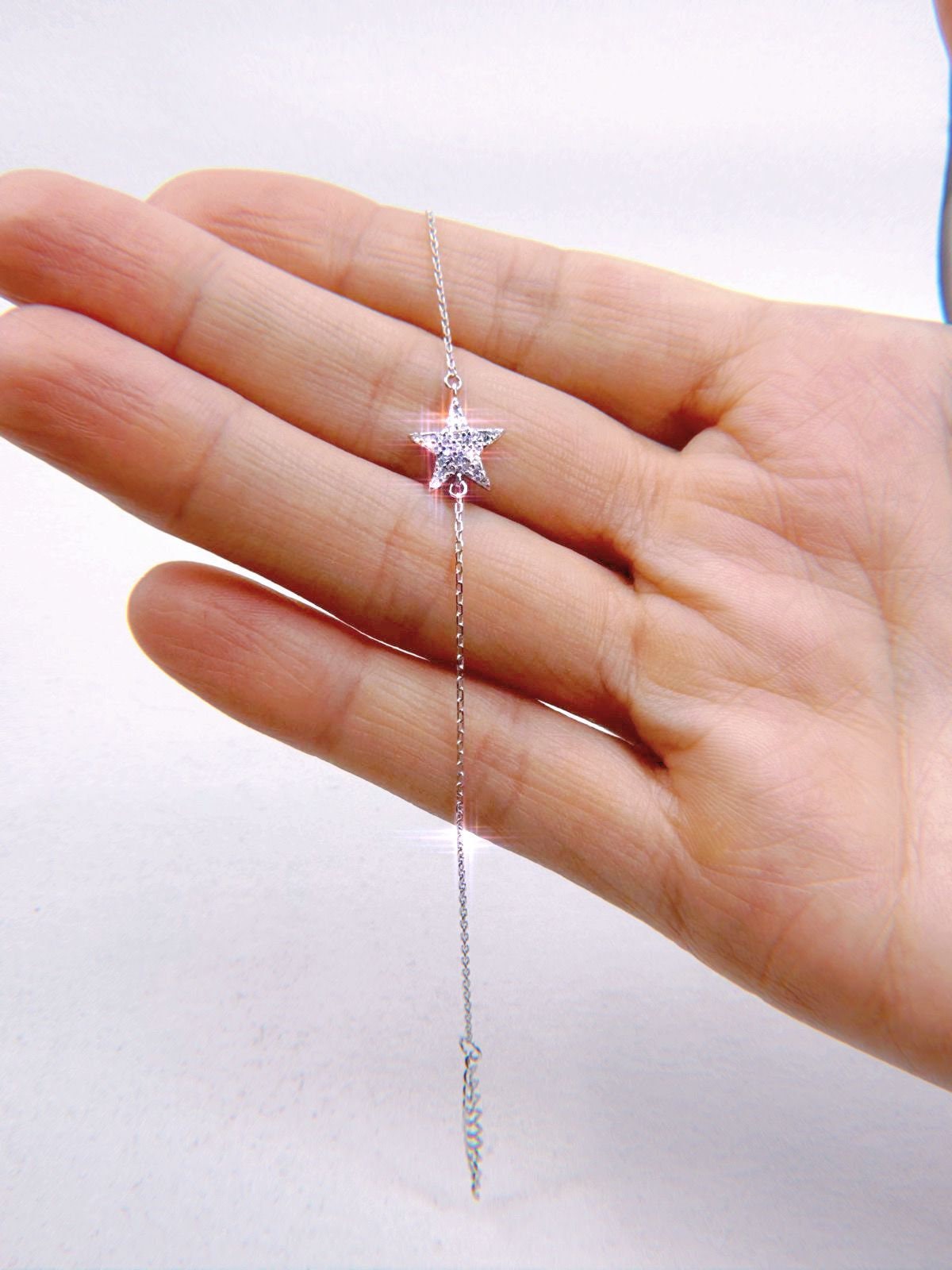Sterling Silver Star Bracelet