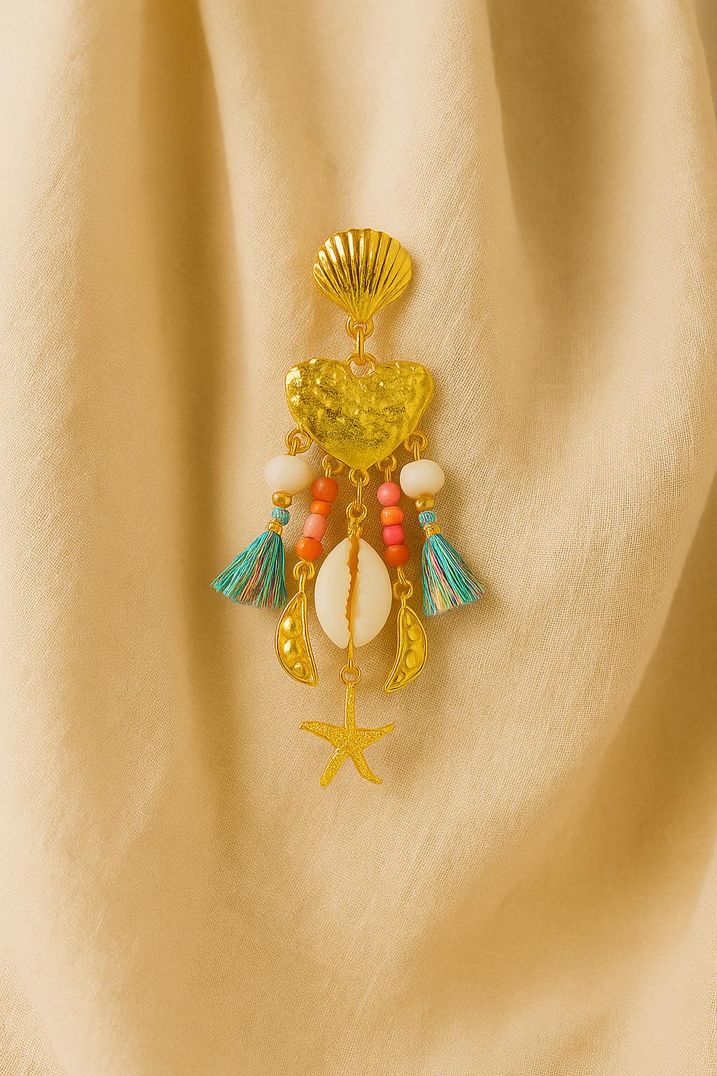 Calypso Charm Statement Earrings