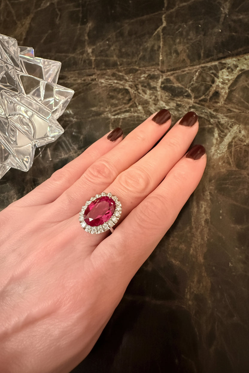 Princess Diana 5 CT Oval Ring