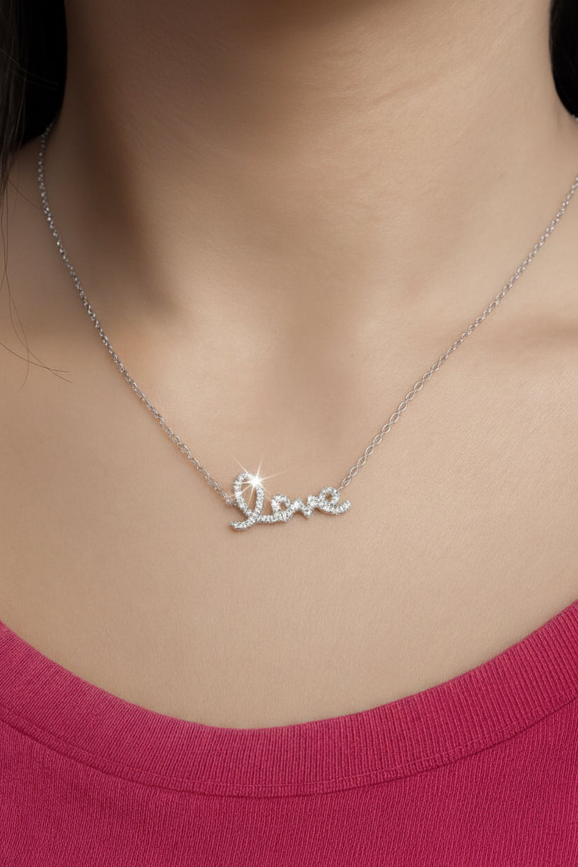 Diamond Love Necklace