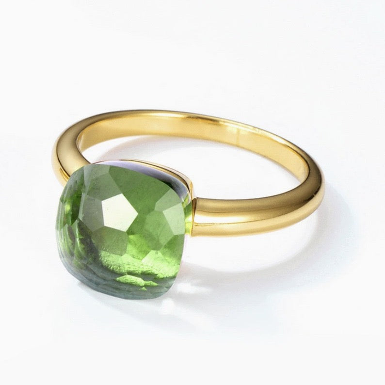 Priscilla Faceted Gemstone Ring