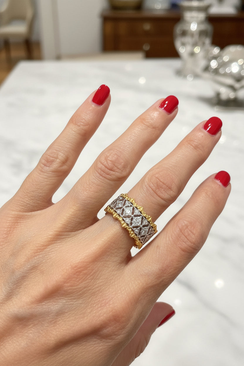 Isabella Lace Adjustable Ring