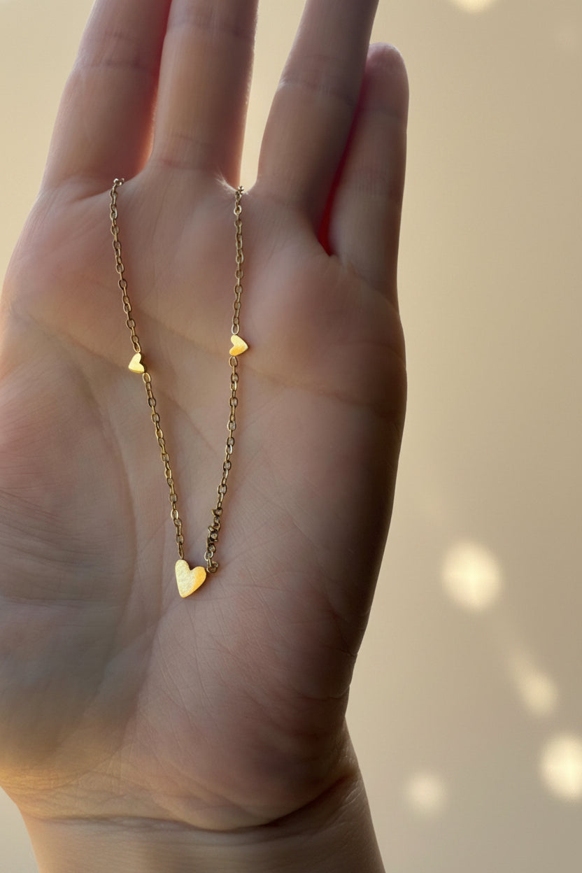 Triple Heart Necklace