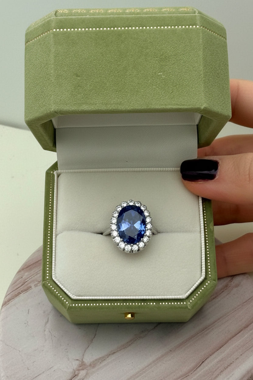 Princess Diana 5 CT Oval Ring