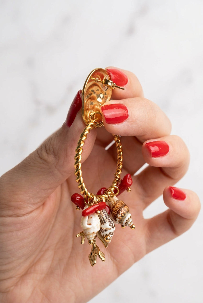 Sirena Mare Charm Earrings