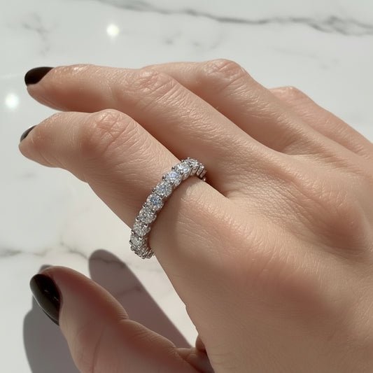 Audrey Moissanite Eternity Band