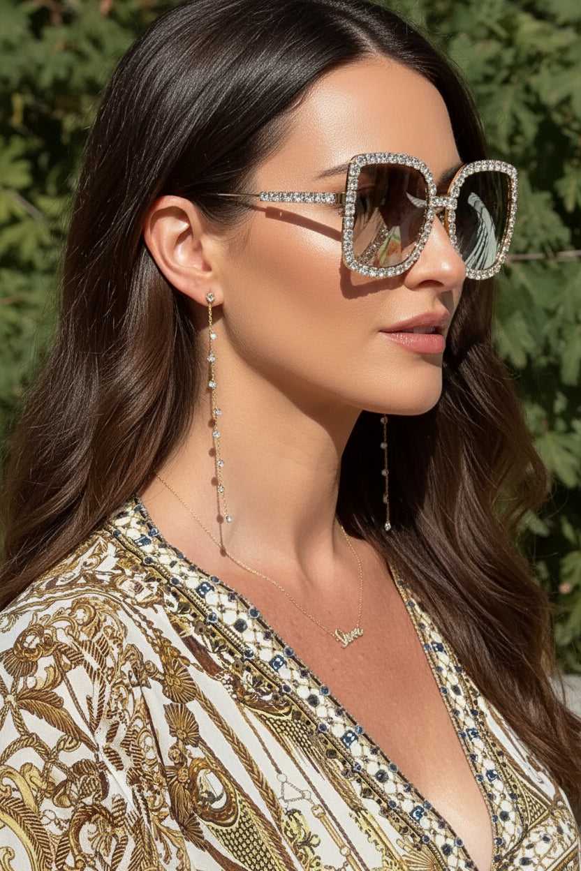 Gold Cascade Earrings