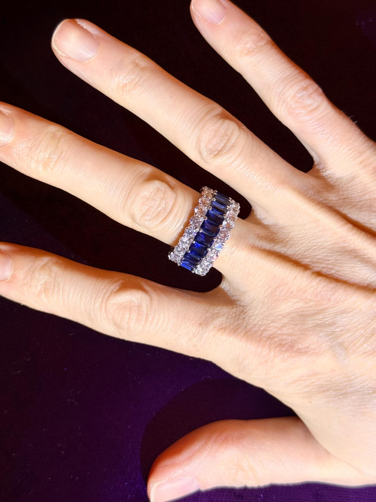 Simulated Diamond Eternity Band