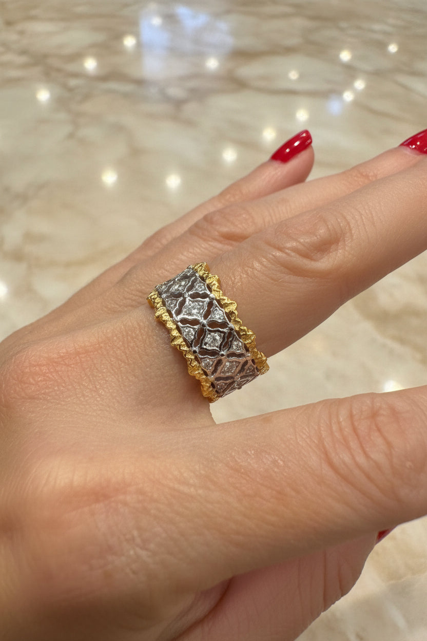 Isabella Lace Adjustable Ring
