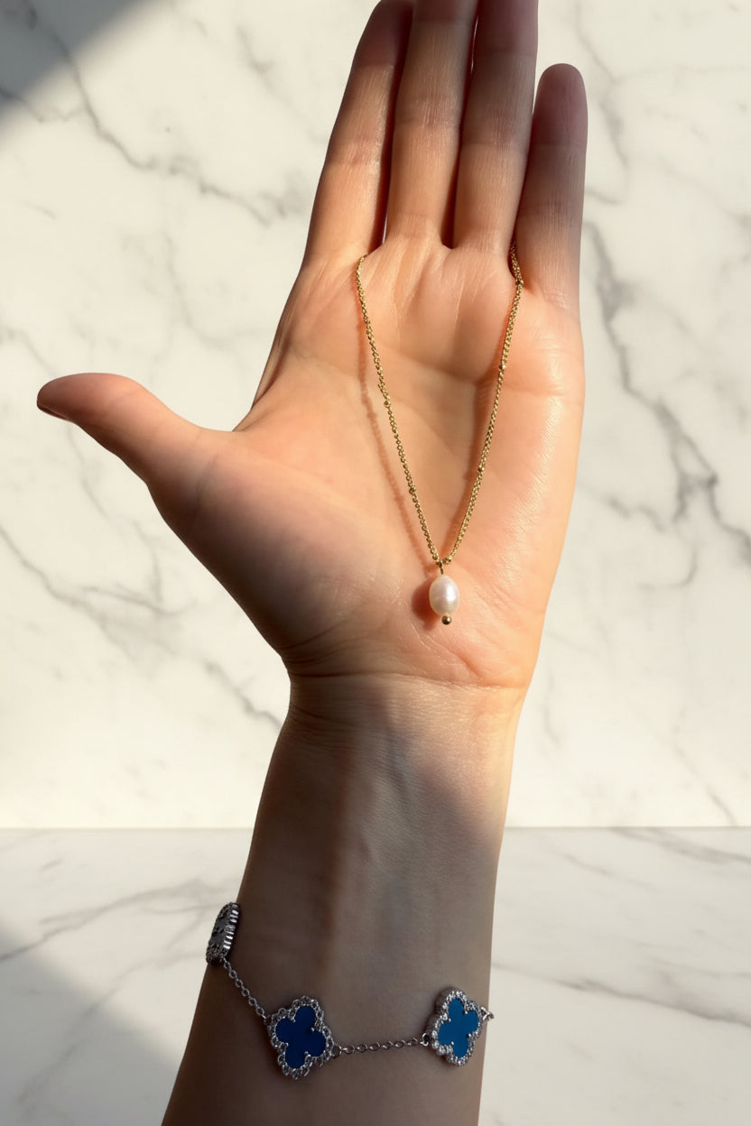 Princess Pearl Gold Necklace