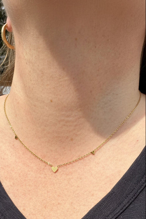 Triple Heart Necklace