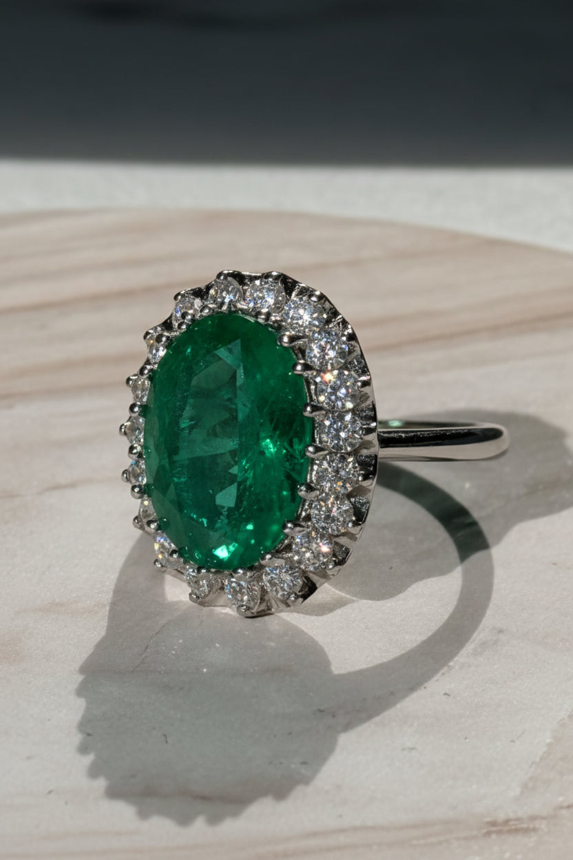 Princess Diana 5 CT Oval Ring