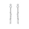 Infinity Chain Tassel Earrings