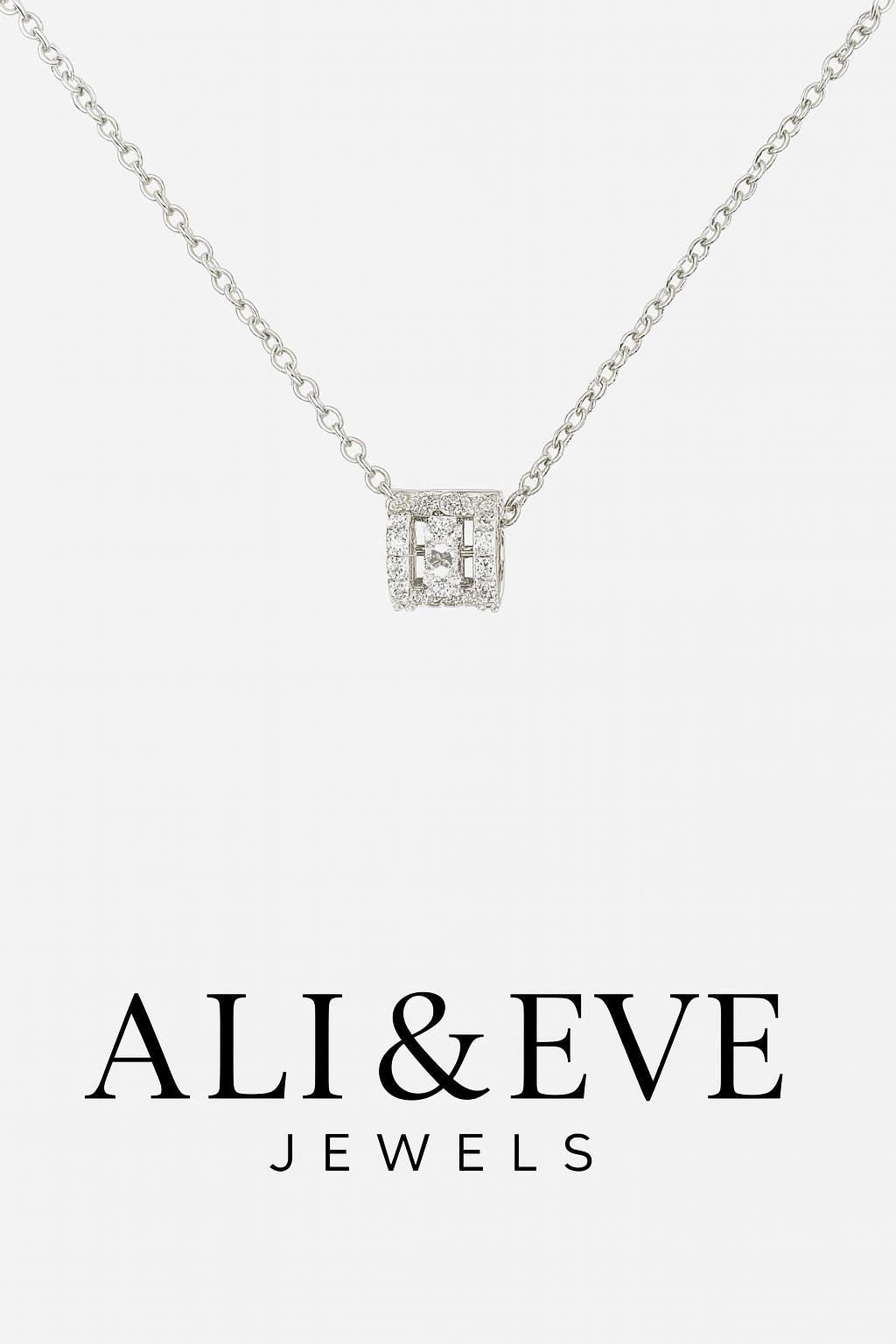Barrel Silver Necklace