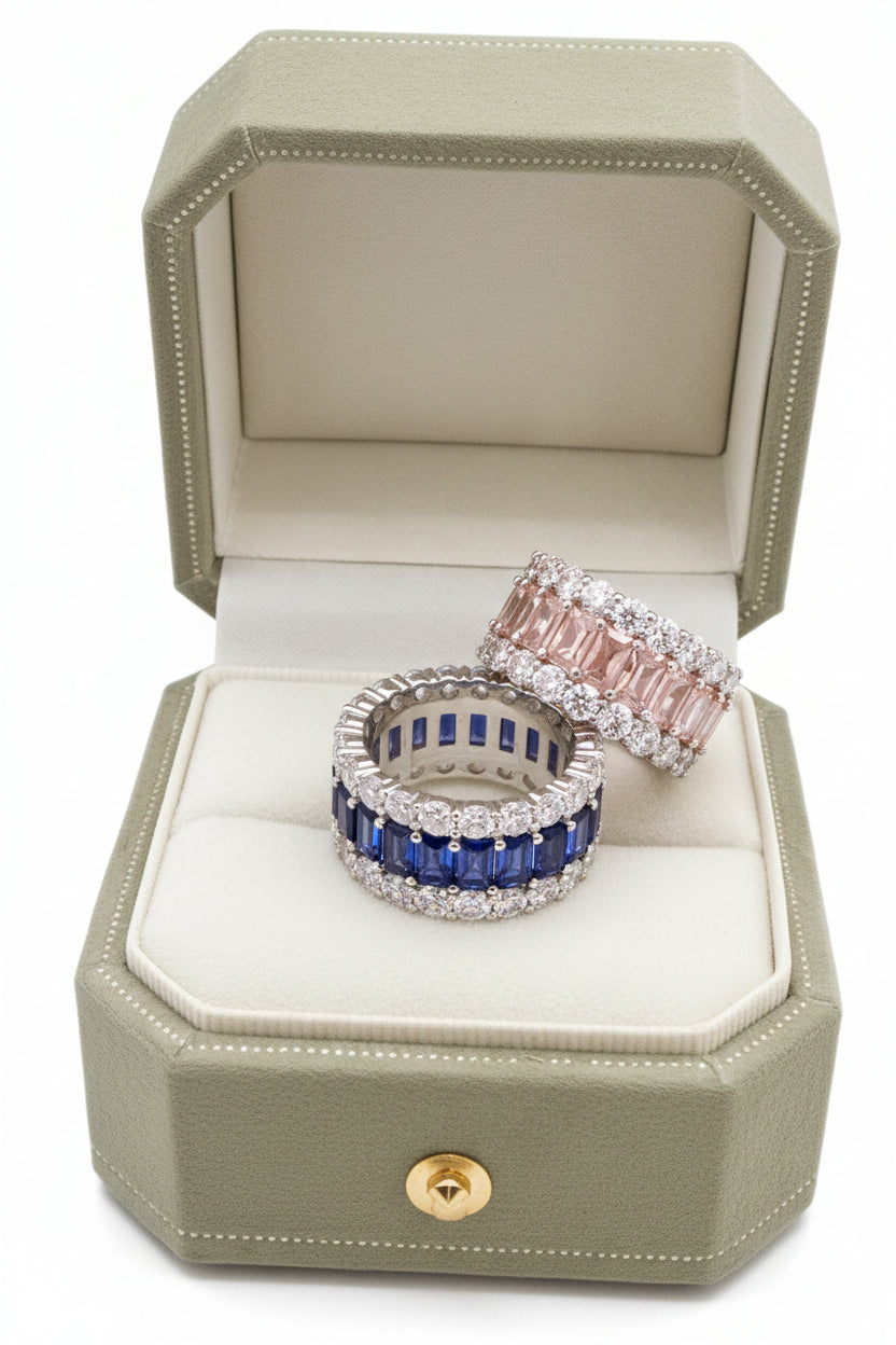 Simulated Diamond Eternity Band