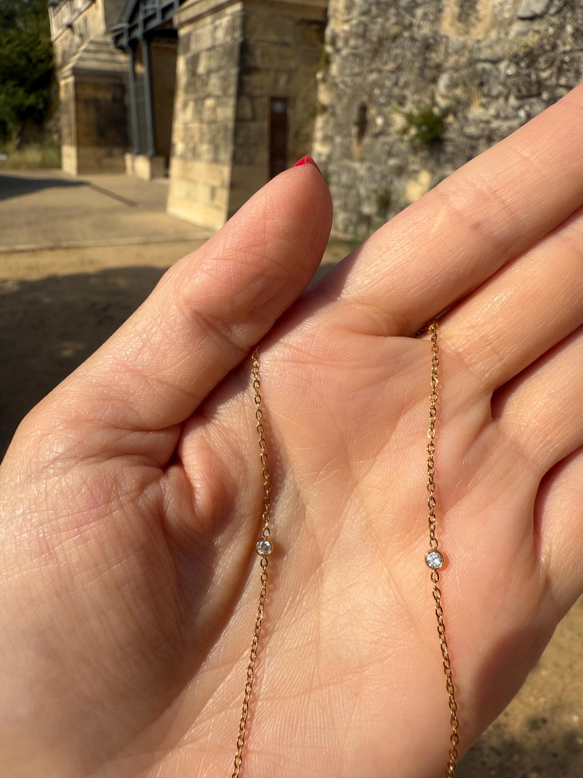 Lumière Sparkling Station Necklace