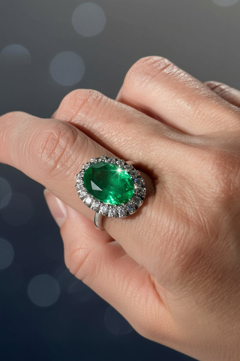 Princess Diana 5 CT Oval Ring