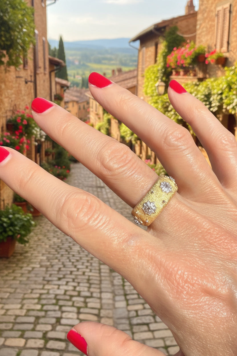Florentia Gold Adjustable Ring