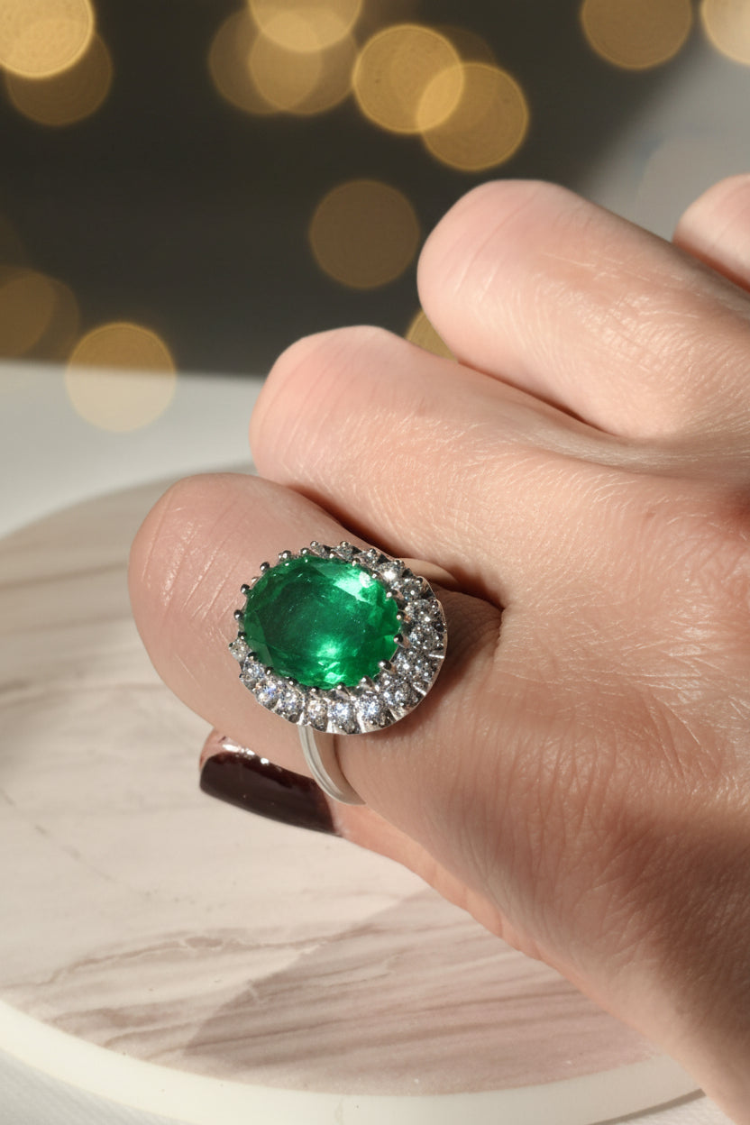 Princess Diana 5 CT Oval Ring