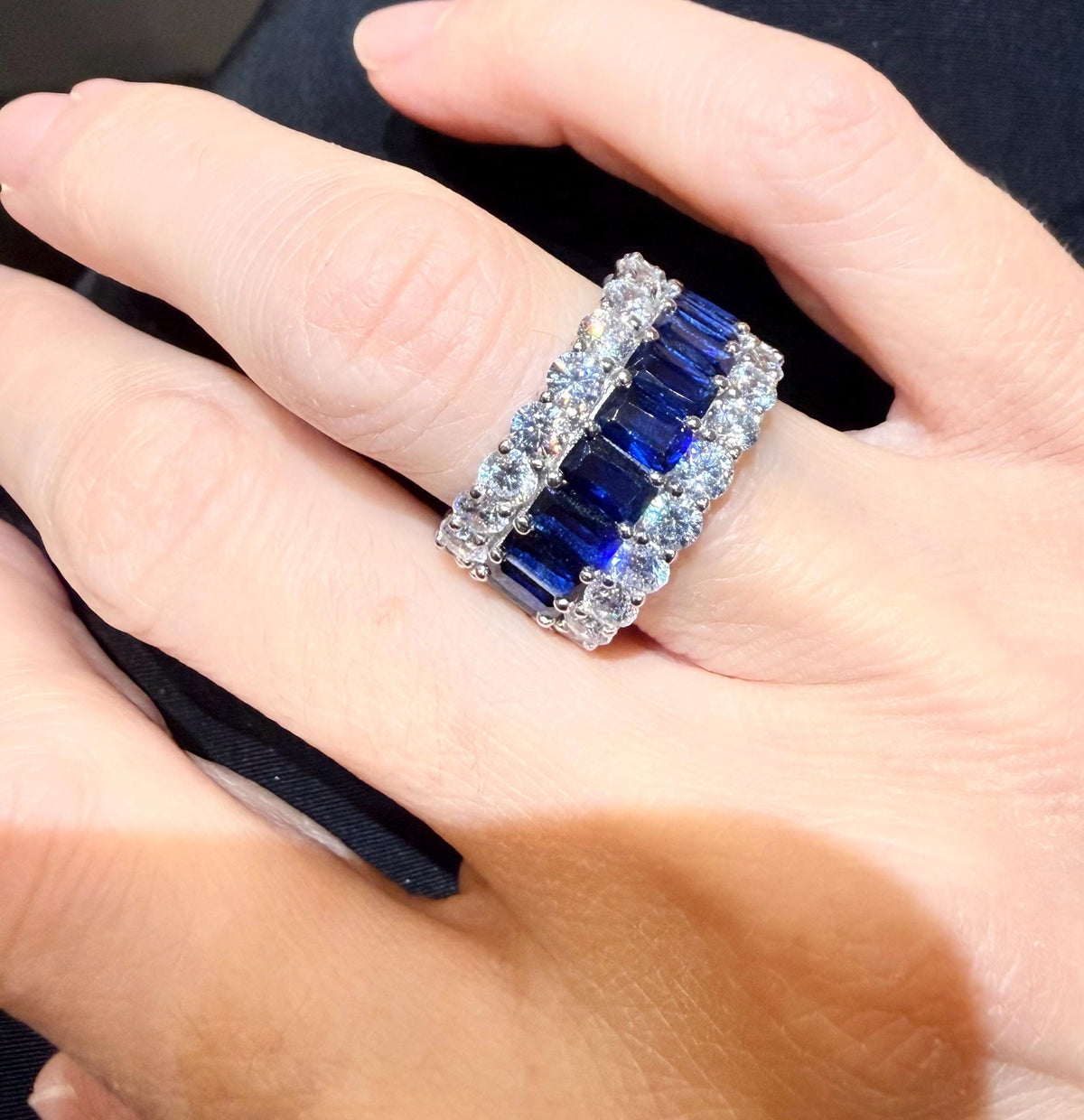 Simulated Diamond Eternity Band