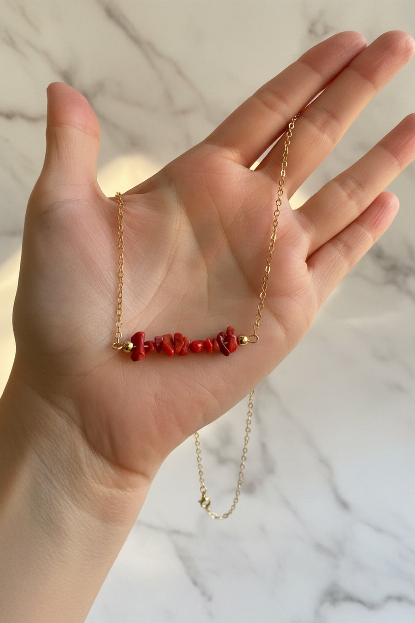 Rosso di Capri Coral Necklace