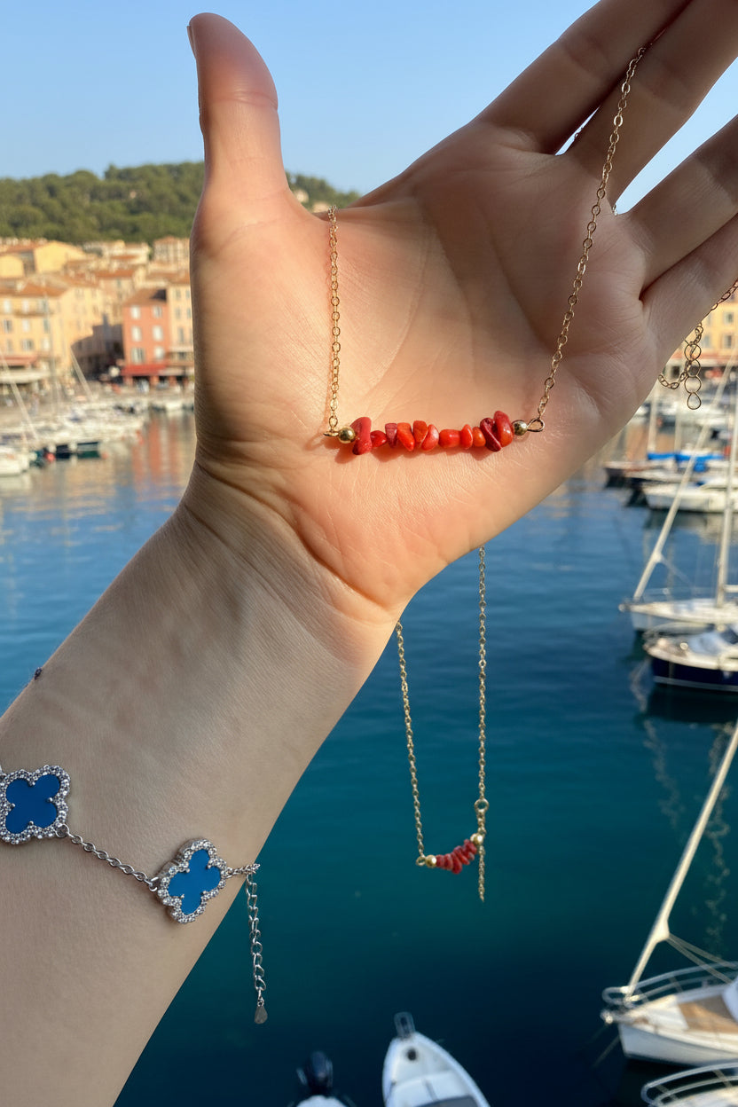 Rosso di Capri Coral Necklace