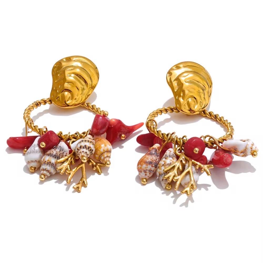 Sirena Mare Charm Earrings