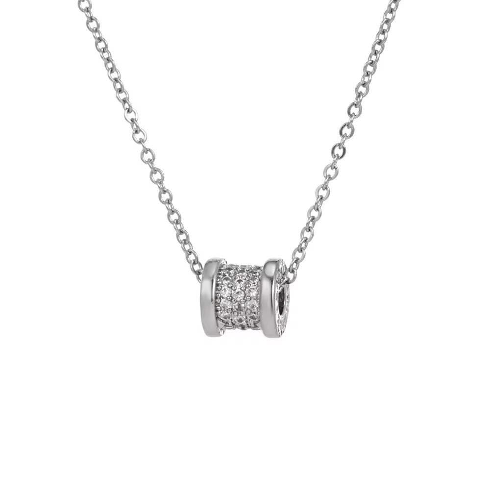 Linea Roll Sparkling Necklace