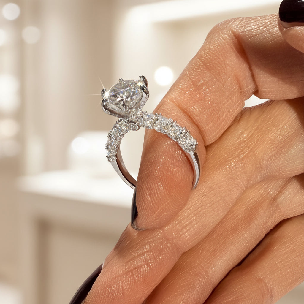Marissa Moissanite Solitaire Ring