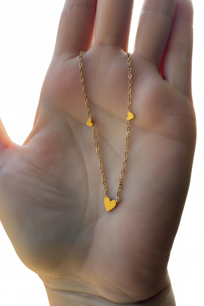 Triple Heart Necklace