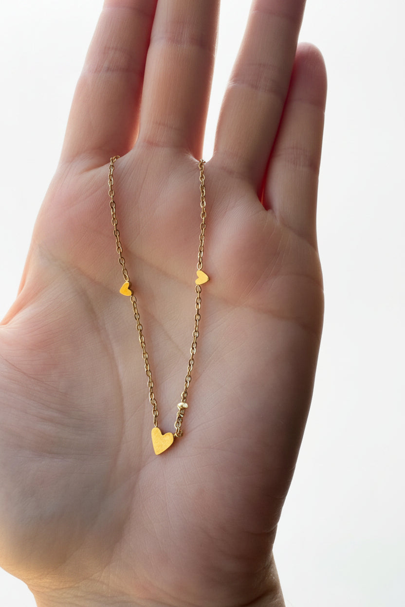 Triple Heart Necklace