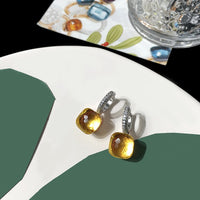 Priscilla Faceted Gemstone Earrings