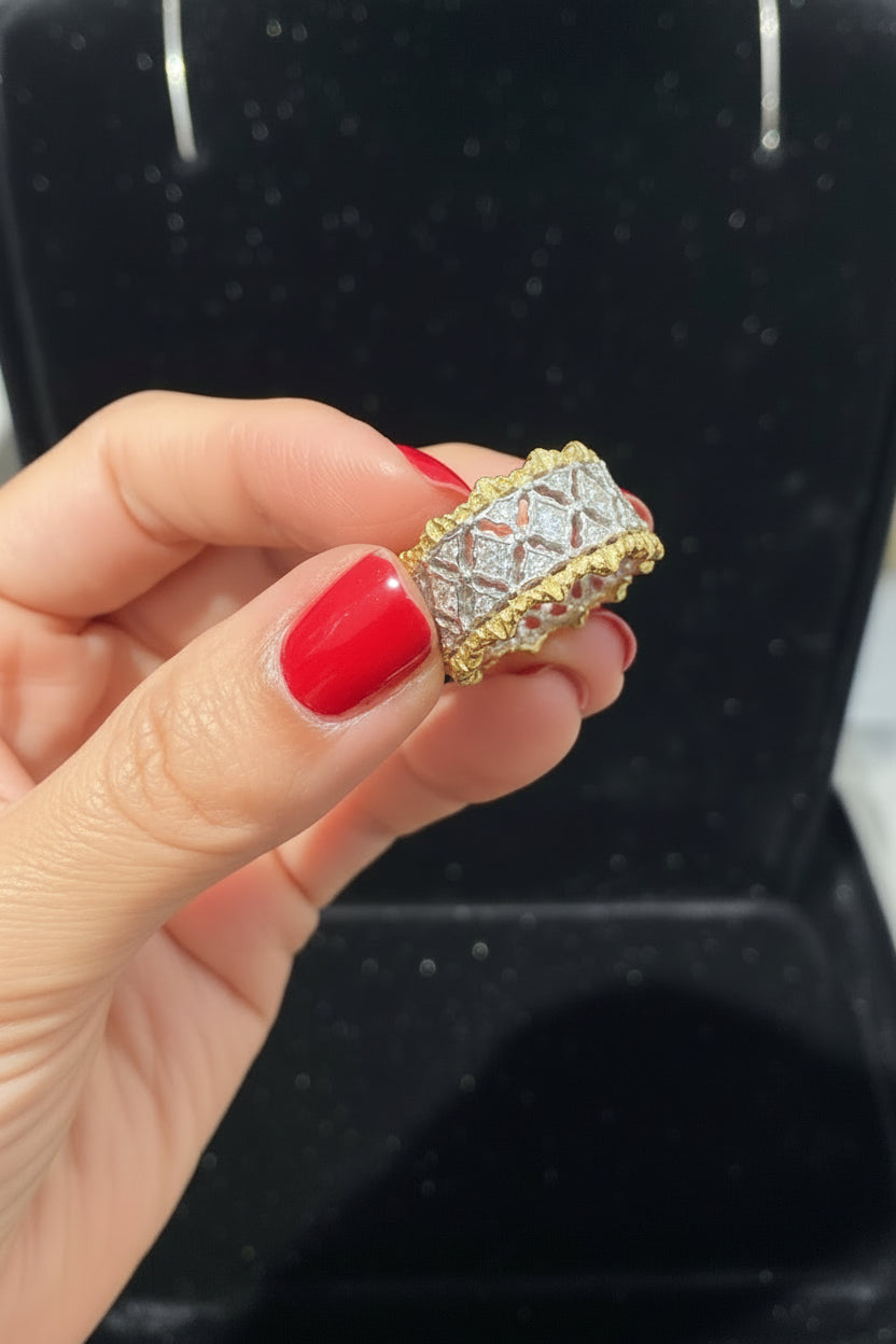 Isabella Lace Adjustable Ring