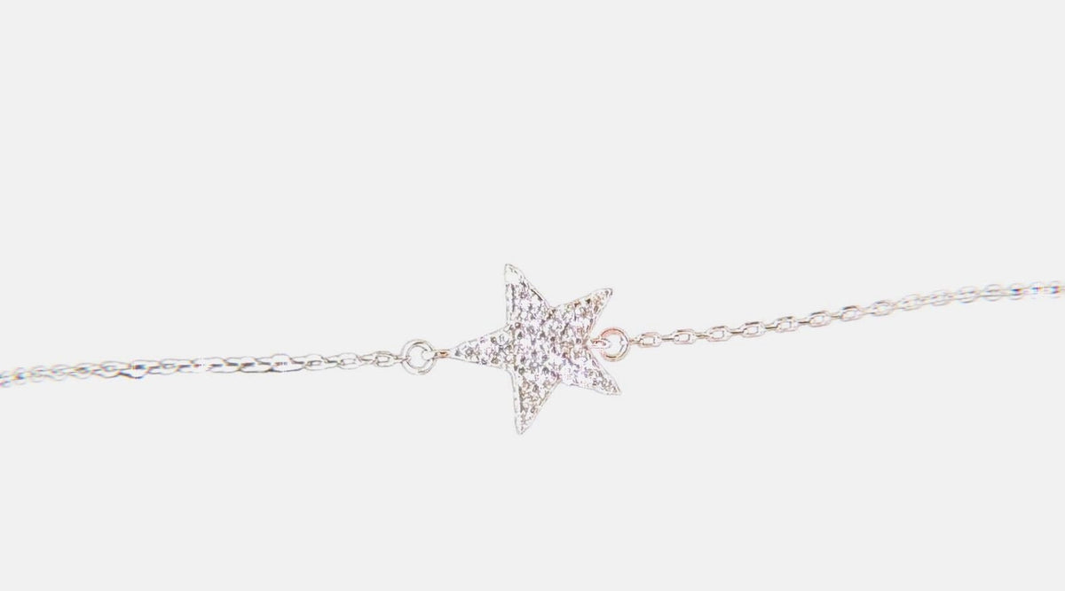 Sterling Silver Star Bracelet