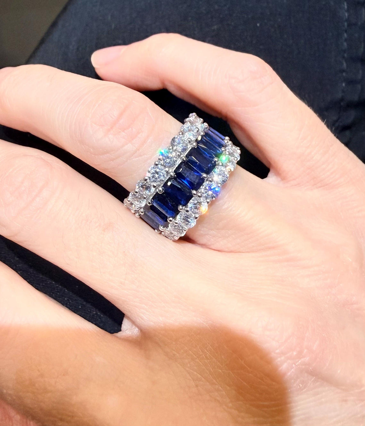 Simulated Diamond Eternity Band