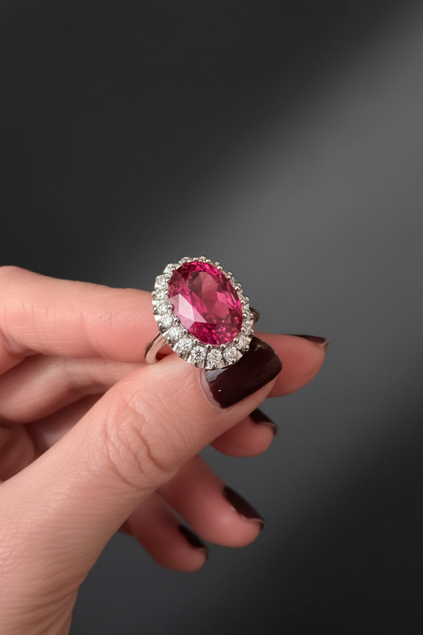 Princess Diana 5 CT Oval Ring