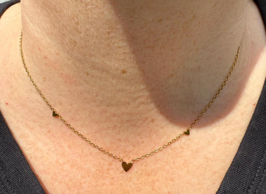 Triple Heart Necklace