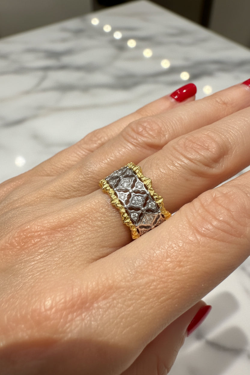Isabella Lace Adjustable Ring