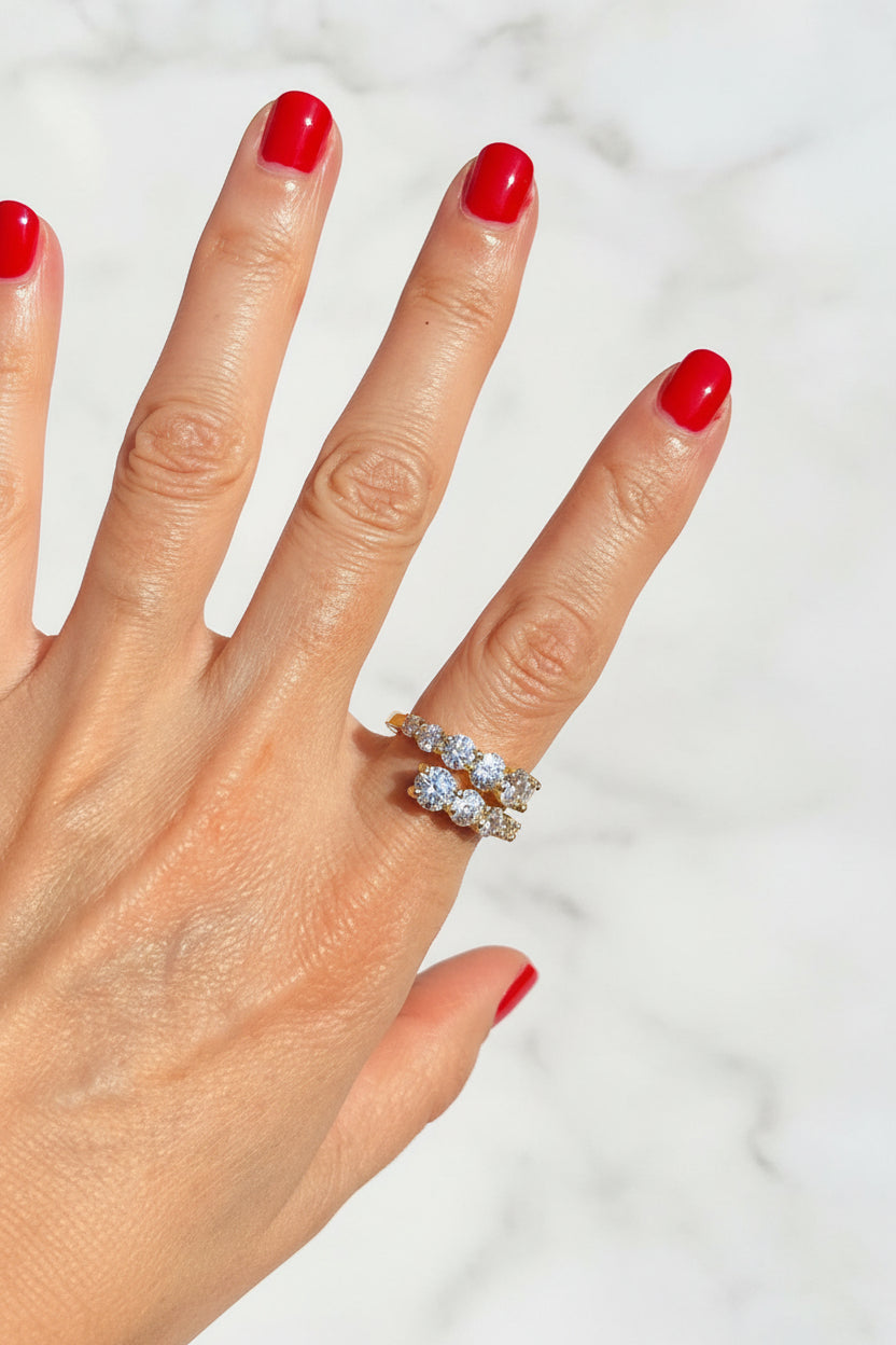 Ginevra Moissanite Ring