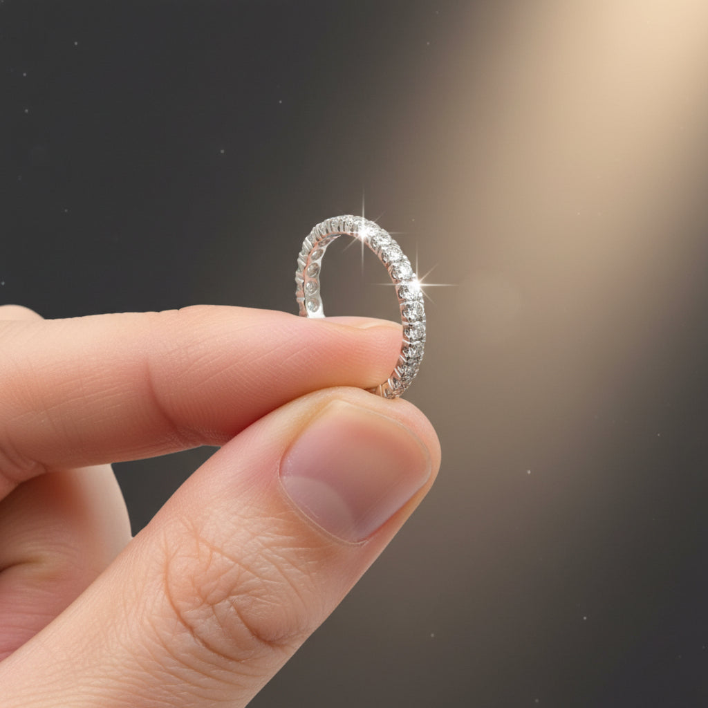 Claire Moissanite Band Ring