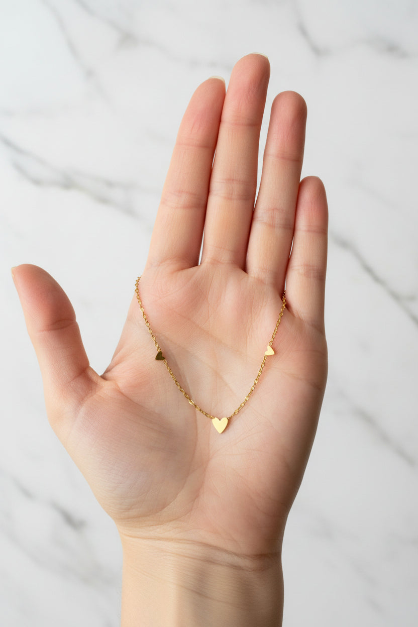 Triple Heart Necklace