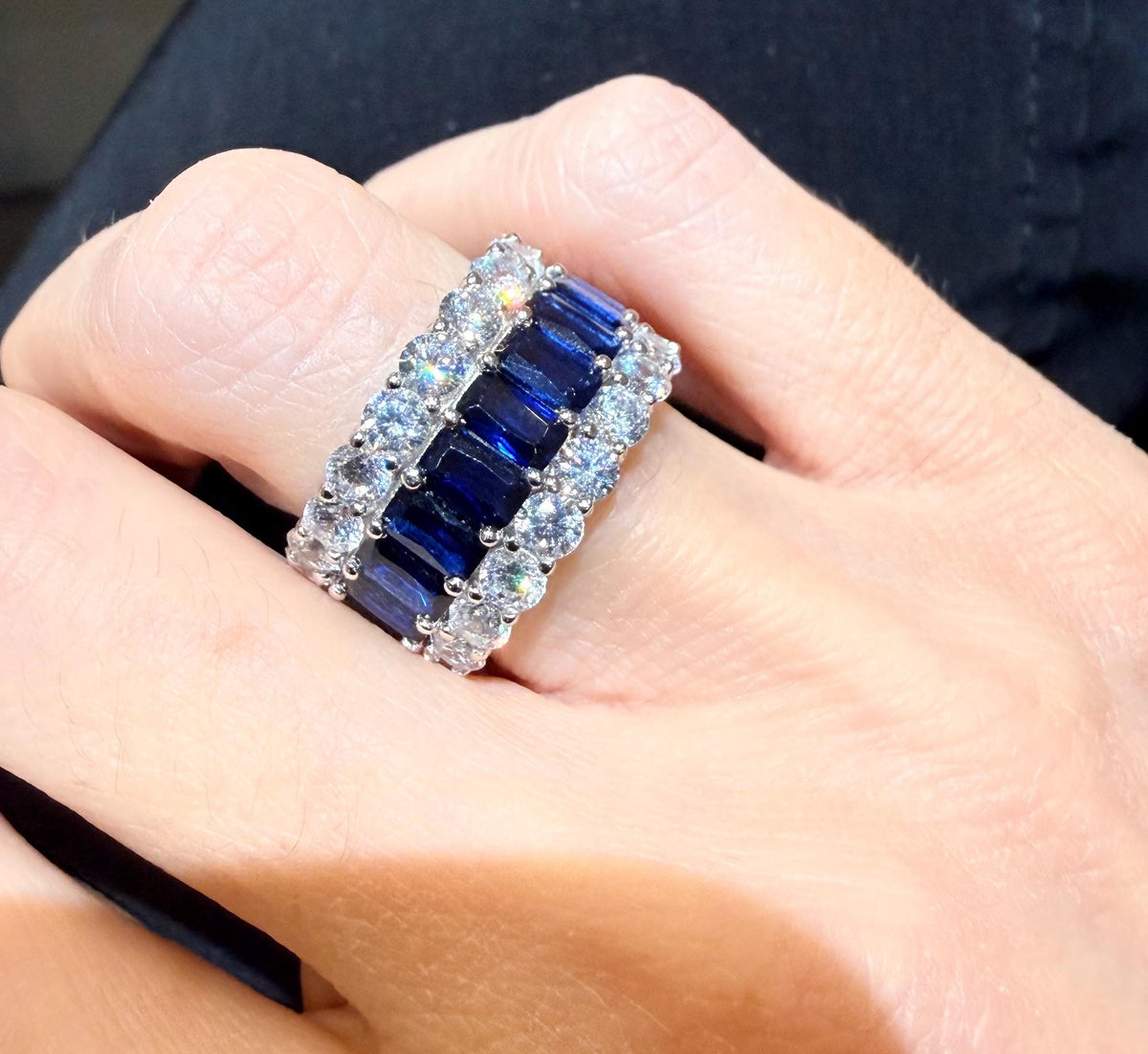 Simulated Diamond Eternity Band