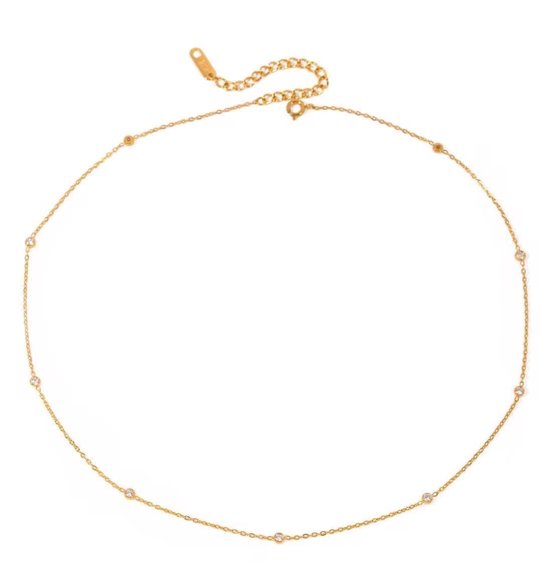 Lumière Sparkling Station Necklace