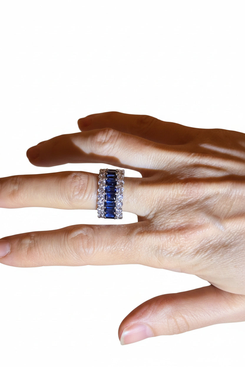 Simulated Diamond Eternity Band