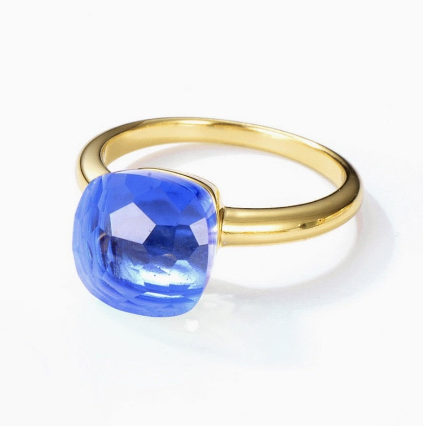 Priscilla Faceted Gemstone Ring
