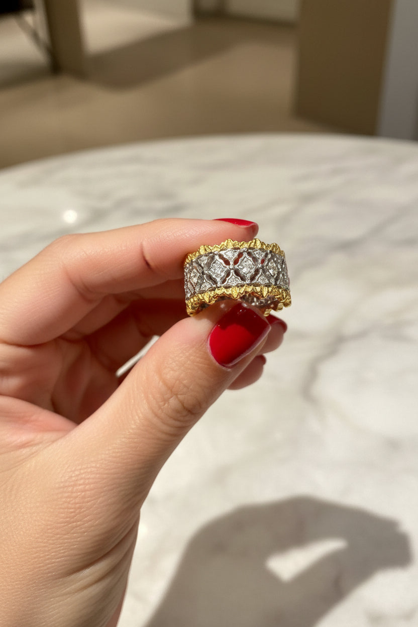 Isabella Lace Adjustable Ring