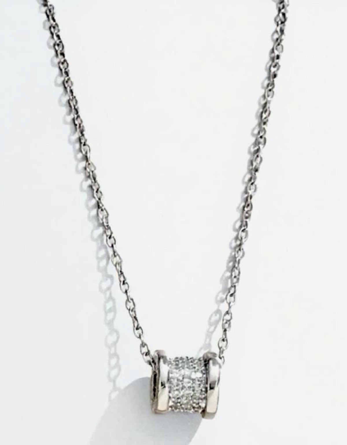 Linea Roll Sparkling Necklace