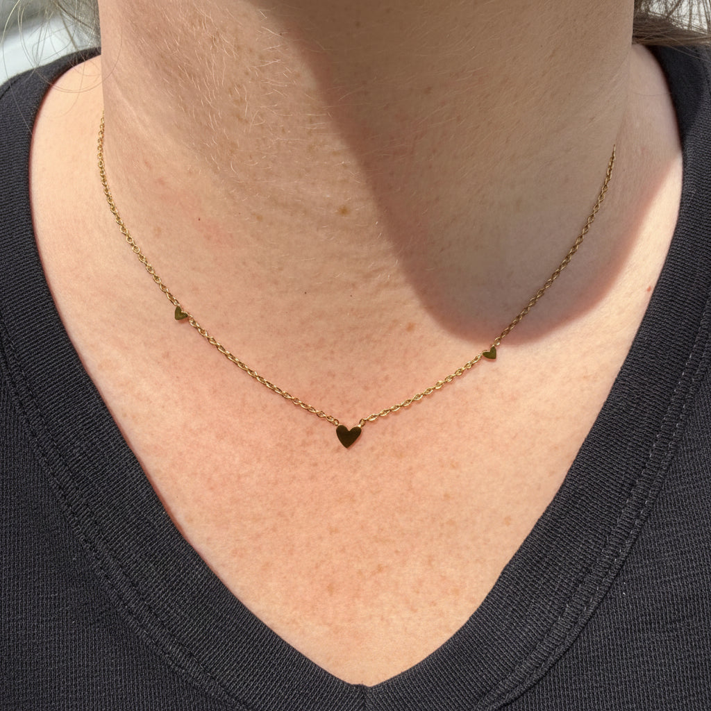 Triple Heart Necklace