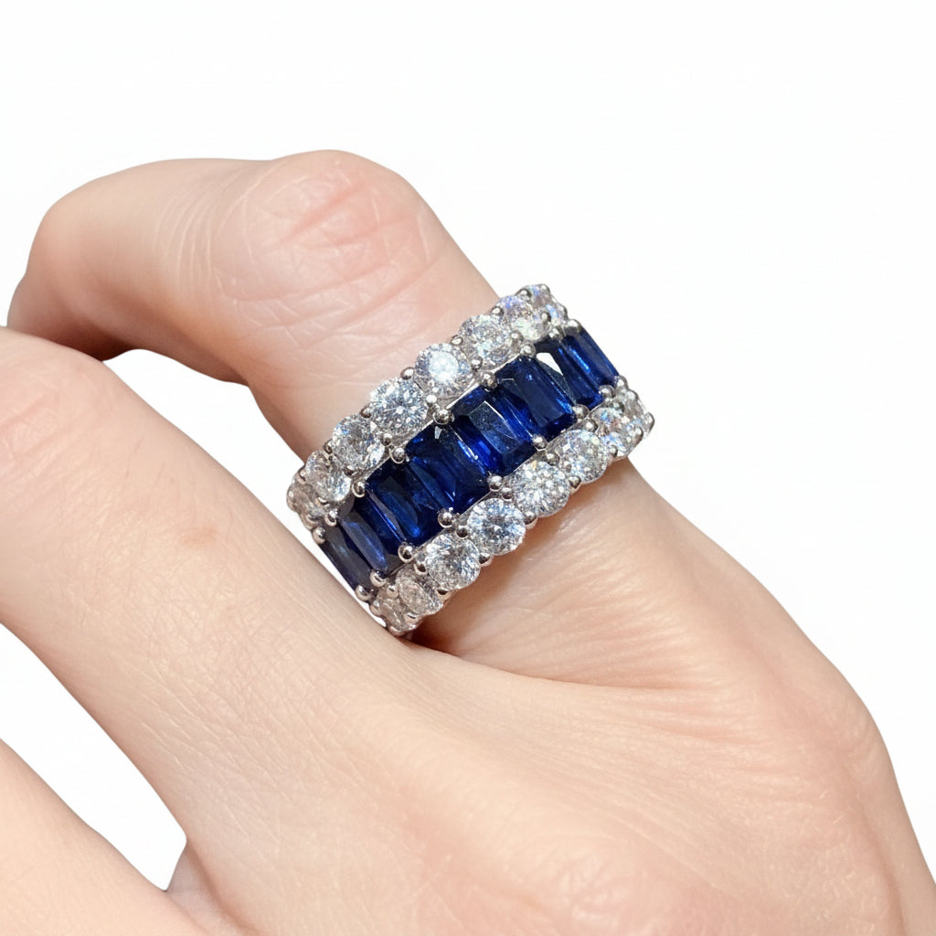 Simulated Diamond Eternity Band