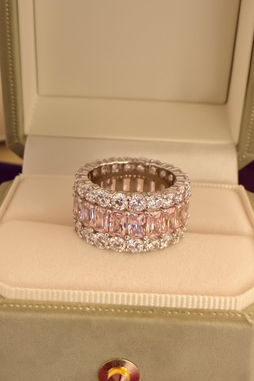Simulated Diamond Eternity Band